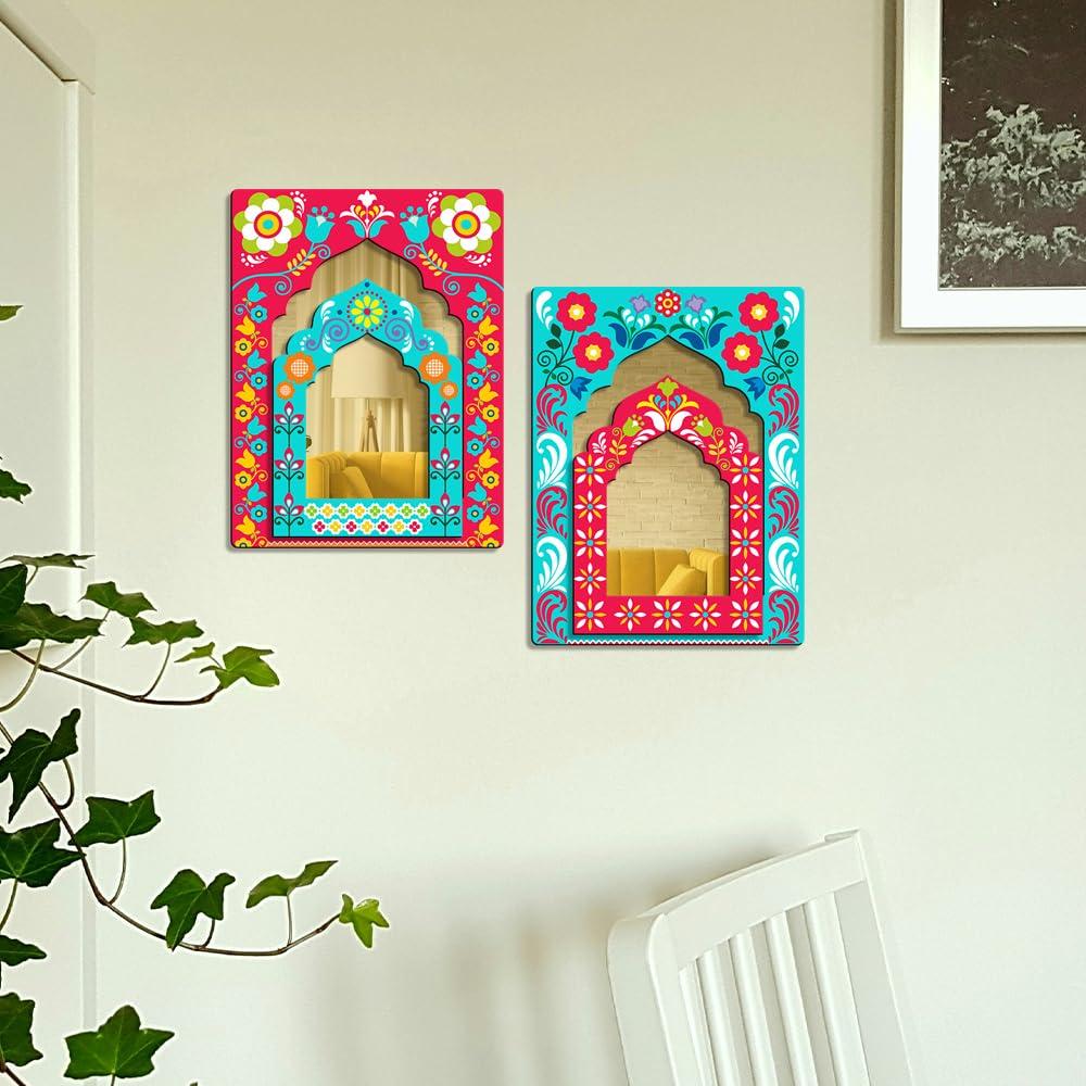 

Home Decoration Items for Living Room | Jharokha wall hangings for living room | Wall Decoration Items for Bedroom | Decorative Items for Home Onesize