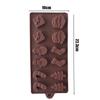 Cake Baking Molds High Temperature Resistant DIY Cookie Mold Christmas Shaped Silicone Chocolate Mold