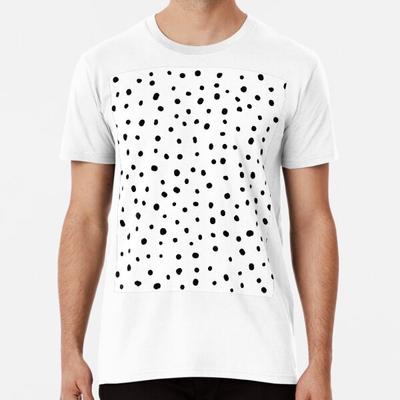 Abstract Dots, Dalmatian, Spotty Pattern, Wh S To 5XL Made In the AU/USA T-Shirt