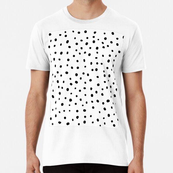 Abstract dots, dalmatian, spotty pattern, wh S to 5XL Made in the AU/USA T-Shirt
