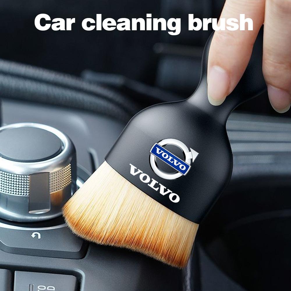 Car Cleaning Tool Soft Brush Crevice Dust Removal Clean Brush For Volvo Polestar AWD V50 S60 XC60 S40 XC40 XC90 V60 S80 S90 V90