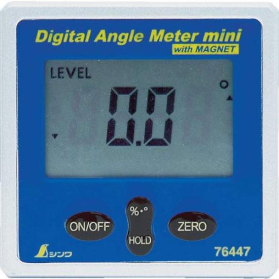Shinwa Sokutei Digital Angle Meter Mini with Magnet 76447