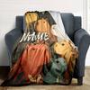 Colorful Capybaras In Nature Lightweight Personalized Blanket Personalized Name Warmthful Decor For Sofa Couch Office Bed Picnics Four Seasons