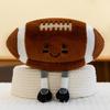 Basketball Football Volleyball Badminton Rugby Volleyball Baseball Tennis Doll Pendant Plush Toy