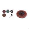60pcs/set 2" Roll Lock Sanding Disc Abrasive Pads with 1/4" Holder 50mm Diameter for Metal