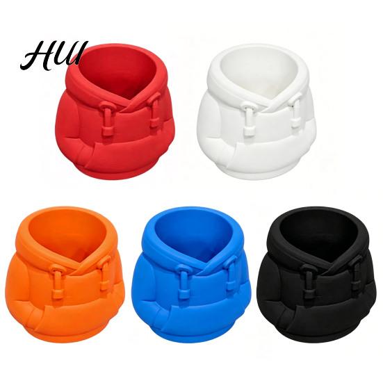 Cute Desk Accessory Hoodie-shaped Pen Holder 3D Sweatshirt Large Capacity Organizer Scratch-resistant Fun Desktop Stationery Storage for Office Study
