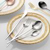 16Pcs Stainless Steel Cutlery Set Cutlery Set Mirror Polished Tableware Western Tableware, Suitable for Hotel Parties.