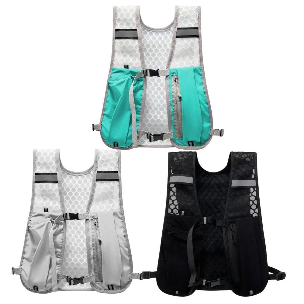 Phone Storage Pocket Running Hydrating Backpack Chest Pack Hydration Running Vest  Biking Hiking