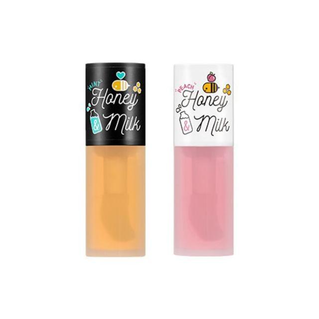 A PIEU - Honey & Milk Lip Oil Light - 2 Types Peach
