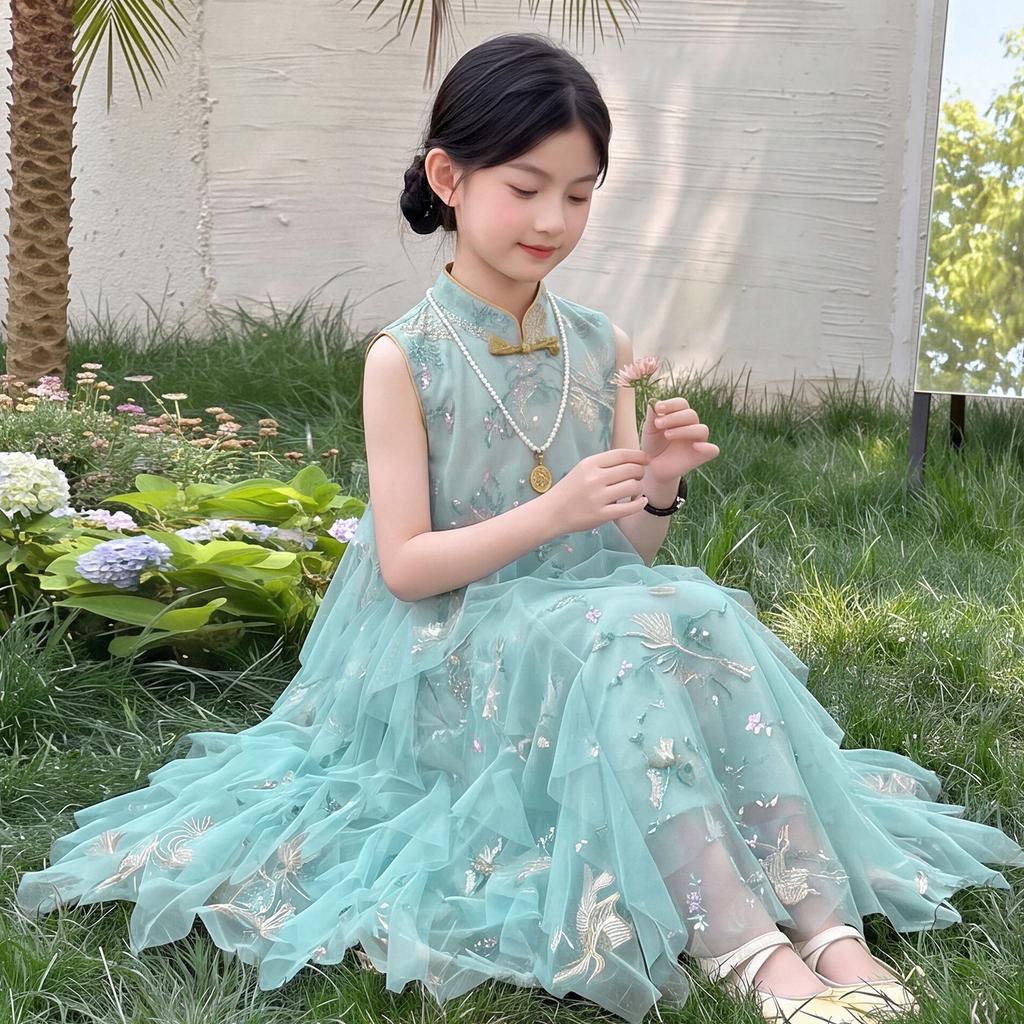 Girls' Summer Dress - Stylish Princess Vest Dress