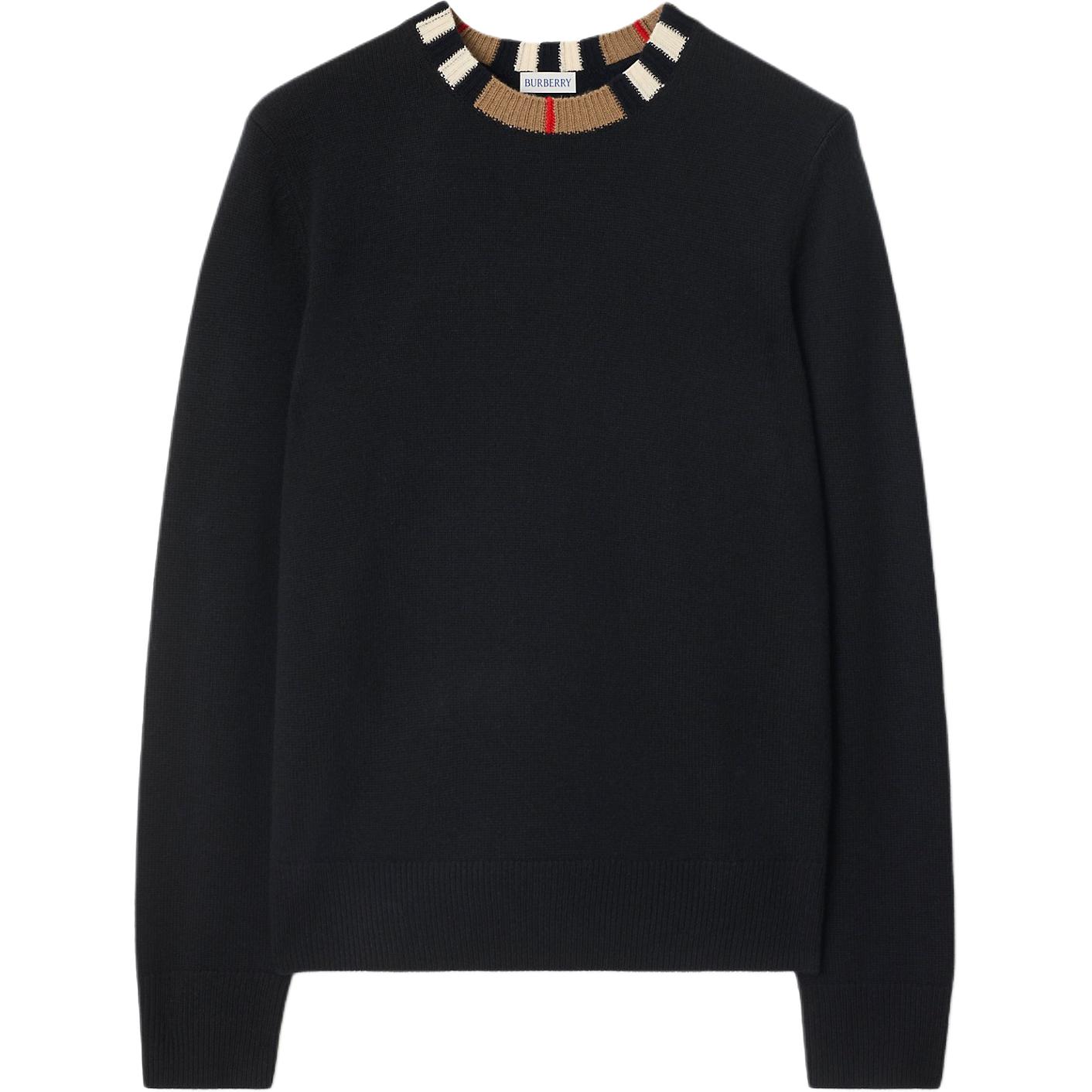 Burberry Sweaters Men`s Black Crew Neck