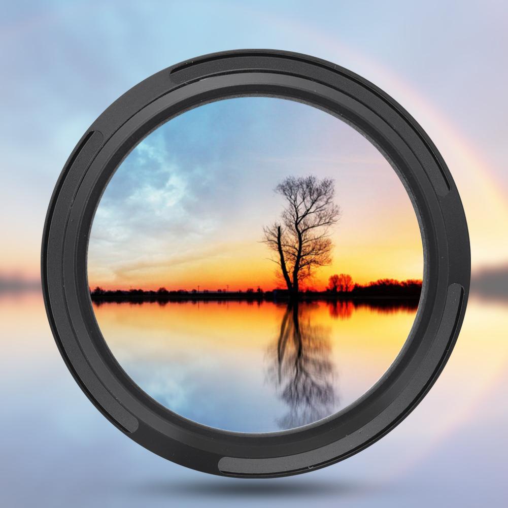 1 ks Kovová sluneční clona objektivu náhradní pro fotoaparáty FUJIFILM X100