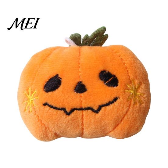 Plush Halloween Pet Toy Theme Cat Toy, Soft Ghost Bat Pumpkin Cute Bite-resistant Stuffed Chew for Indoor Cats Boredom Relief Holiday Photography