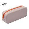 Solid Color Pen Case Silicone Pencil Case, Soft Bag, Makeup Pouch, Cosmetics Storage Pouch Stationery Bag for Students, School Supplies One-piece