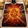 Flanel Battaniye Manchester United Sıcak Yumuşak Atkı Battaniye İç Mekan Kanepe Yatak Oturma Odası Kullanımı İçin