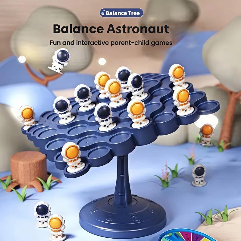 Astronaut Balance Tree Board Game Enhances Reaction & Critical Thinking Skills, Ideal for Family Gatherings & Parties Board Game