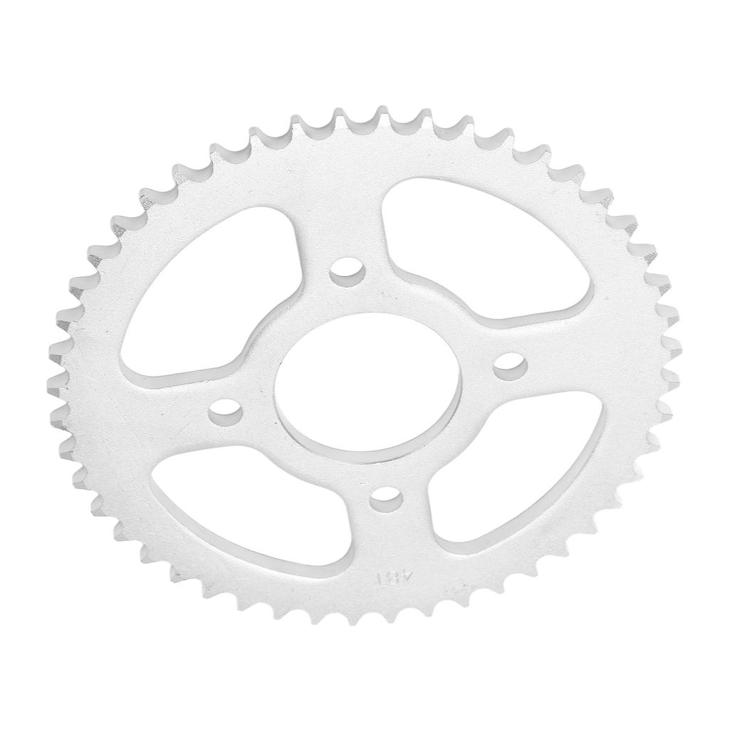 48T 58mm 428 Chain Rear Sprocket Motorcycle Replacement Steel Rear Sprocket Cog for ATV Karting DIY