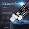 Vhm-802 12v 4-wire Fan Temperature Speed Controller Governor Pwm Output 10%~100% Professional