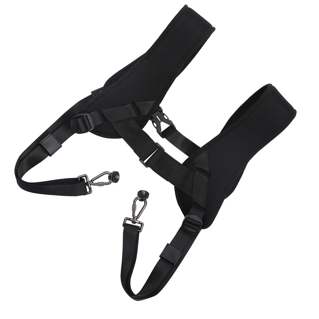Quick Release Double Shoulder Camera Straps Harness for DSLR SLR Cameras with Safety Tethers and Accessories