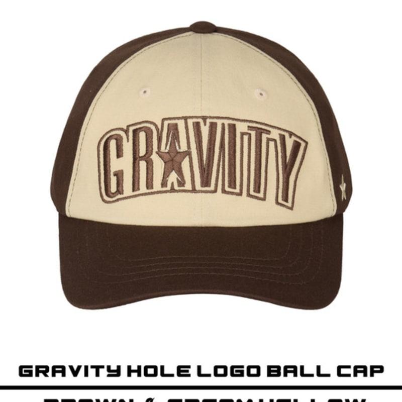 YOURGRAVITY Star Gravity Logo Ball Cap - [Brown & Cream Yellow]