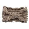 Turban Headwrap Winter Knitted Headband Ear Warmer Bow Twist Hair Band Soft Crochet Headband