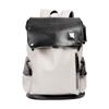 Men's Leather Backpack: Trendy Casual Travel & School Bag for Students
