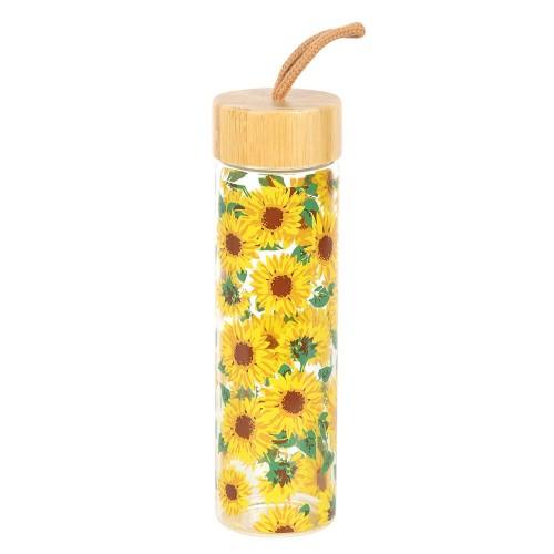 Something Different Sonnenblume Bambus 600ml Wasserflasche