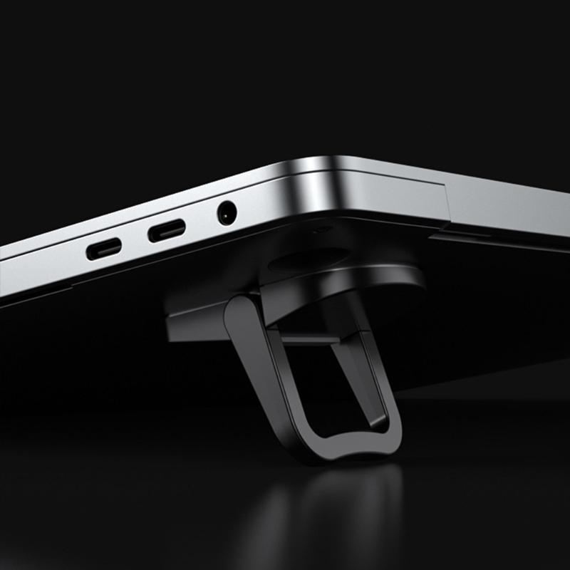 2Pcs Portable Laptop Stand Aluminum Mini Folding Holder Height Adjustment Notebook Bracket Accessories for Laptop