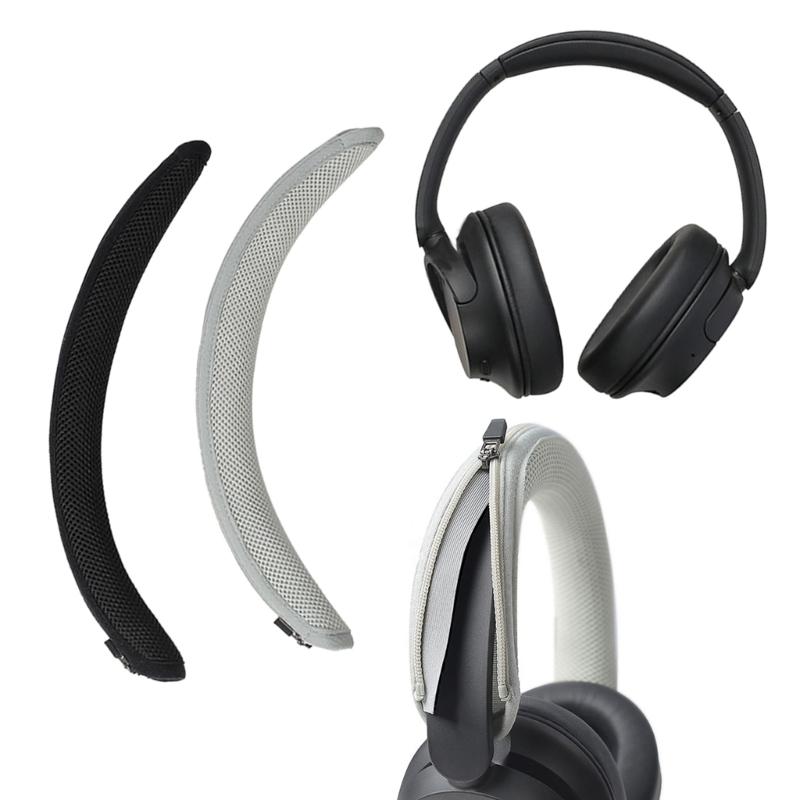 Atmungsaktive Stirnbandabdeckung für WH CH720N Kopfhörer Kopfbügelhülle Verschleiß verhindern Trageerlebnis verbessern