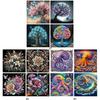 4pcs Partial Drill Special Shape Diamond Painting Kits 30x30cm Crystal Rhinestone Paintings for Home Wall Decor