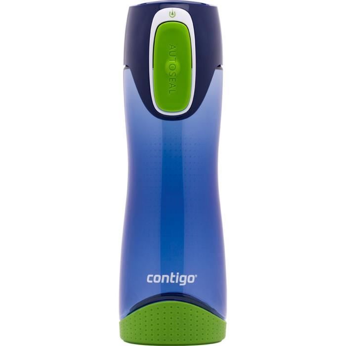 Contigo Bouteille d'Eau Swish Autoseal, Grande Gourde Sans BPA, Gourde Sport Antifuite, Pour Le Cyclisme Et La Randonnée, 500 Ml
