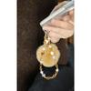 Atmosphere Rabbit Hair Ball Mobile Phone Lanyard Car Key Plush Mobile Phone Pendant Wrist Short