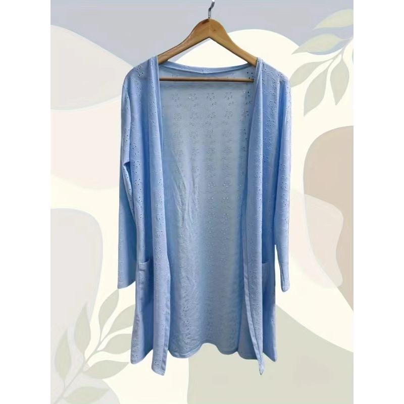 

YYFS женские модные повседневные весенне-осенние однотонные блузки и рубашки с длинными рукавами с принтом XXL небесно-голубой