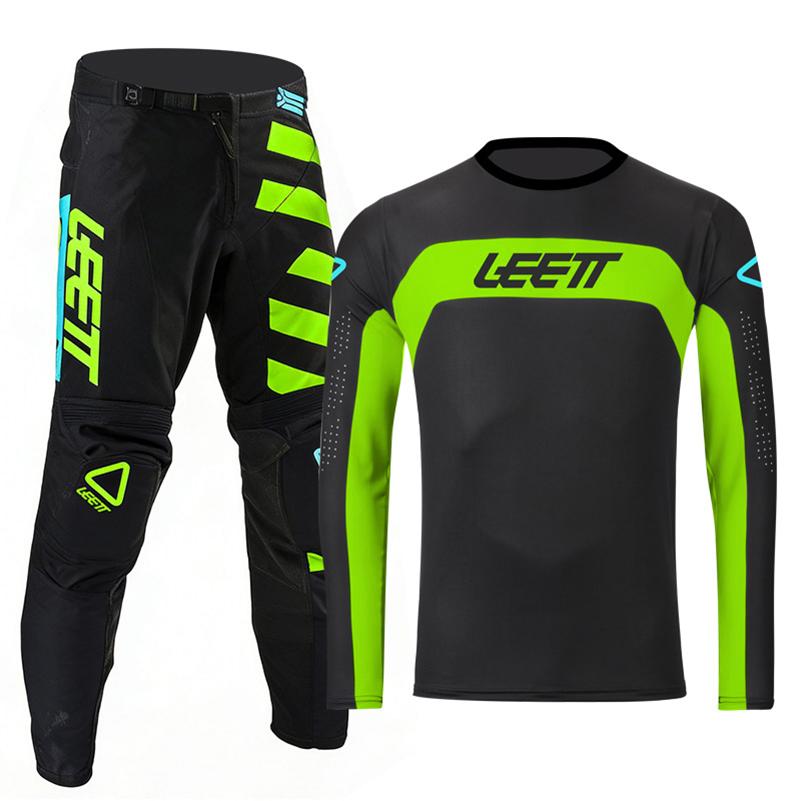 2026 nuovo set di abbigliamento leett motocross Enduro cross Maglia Pantaloncini Kit Set da Gara Off-road Kit da Uomo da Donna Montagna Downhill Motocicletta MX