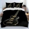 Bedding Set Classical Electric Guitar 3D Printed Duvet Cover BeddingSet Comfortable Breathable Luxury Sheet Cotton Bedding