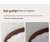 2025 Chinese Style Walnut Ceiling Light: Retro Round Design for Bedroom & Study