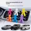 3D Creative Little Elves Air Freshener Natural Fruit Fragrance Car Air Vent Outlet Solid Aromatherapy Fashion Cute Car Interior