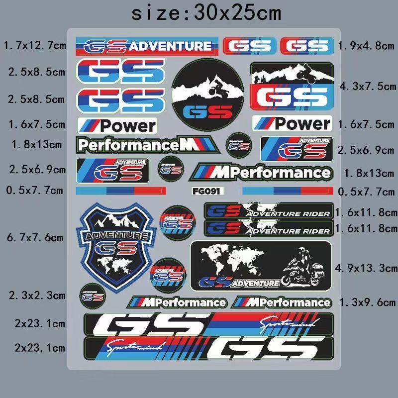 Motorcycle Car Trunk Reflective Decorative Stickers For BMW M Power Performance E28 E30 E34 E36 E46 E60 E90 F84 F87 X1 X3 X5 X6 MPSGW1