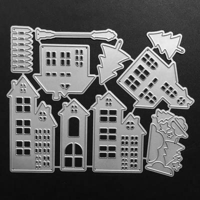 New Design Craft Metal Cutting Die Cut Dies House Building Decoration Scrapbook Album Paper Card Craft Embossing Die Cuts