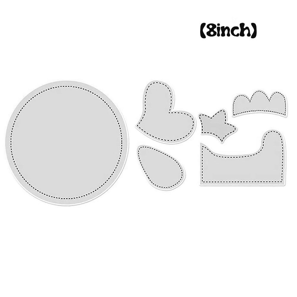 6pcs/set Easter Chicken Basket Template Quilting Ruler Practical Sewing Stencil Drafting Tools For DIY Crafts Sewing Craft Ruler