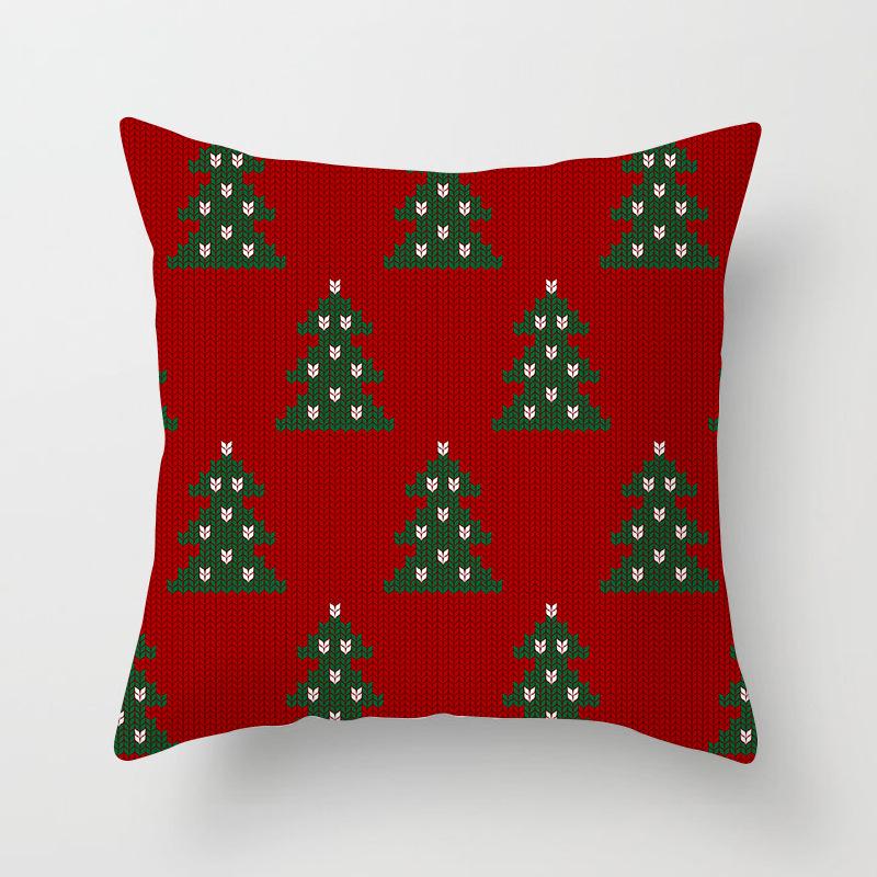 New Christmas Pillowcase Home Sofa Holiday Gift Decoration Pillow Cushion Cover
