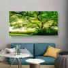 Landschaftsbilder Grüner Baum Leinwandmalerei Wald Poster und Drucke Wandkunst Bäume Bilder für Wohnzimmer Wohnkultur