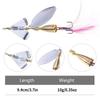 10Highly Reflective Rotating Sequin Tractor Lure, Suitable for Both Freshwater and Saltwater, Specifically Designed for Bass and