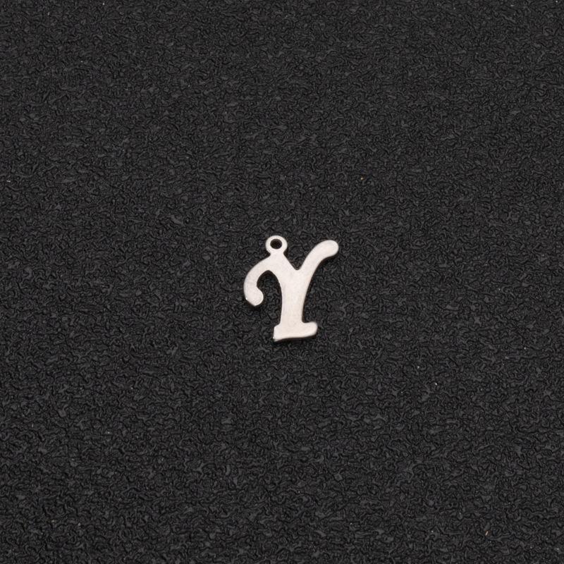 Custom Stainless Steel A-Z Letter Charms - Fade-Resistant DIY Pendants