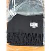 Used Johnstons of Elgin Cashmere Black Large Stole Used