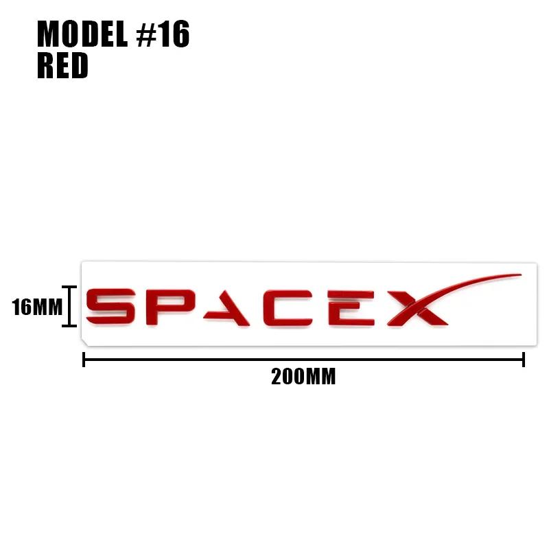 ALG1 1Pc Car Styling Logo Badge For Tesla Model 3 Model S Models Y X ABS 3D Rear Trunk Body Emblem Sticker Decal Decorate Accessories