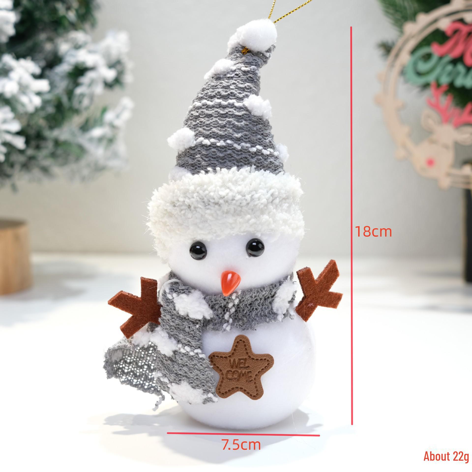 

Подарочный набор с плюшевой куклой-украшением «Рождественский снеговик»