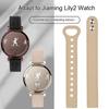 Para Novo Relógio Garmin Lily 2 Meninas Pulseira de Couro Genuíno 14mm Lily2 Estilo Instagram Fivela de Argola Fashionável Corrente de Relógio de Couro