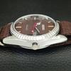 AUTOMATIC VINTAGE REFURBISHED SEIKO 6309A JAPAN MENS BROWN DIAL WATCH a443162-1