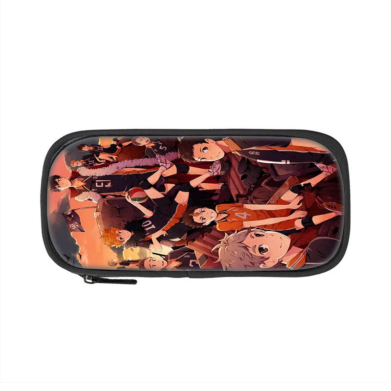 Haikyuu Pen Case Sunshine Youth Print New Large Capacity Student Boys and Girls Best Birthday Gift for School